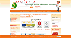 Desktop Screenshot of aaaleky.cz